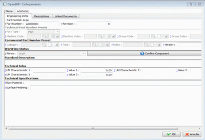 Odoo PLM: Edit Part Data